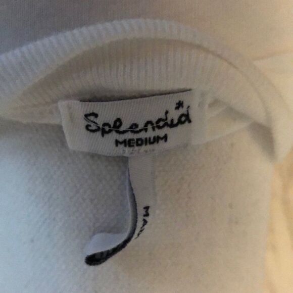 Splendid White 3/4 Sleeve Cardigan Shirt - Picture 8 of 8